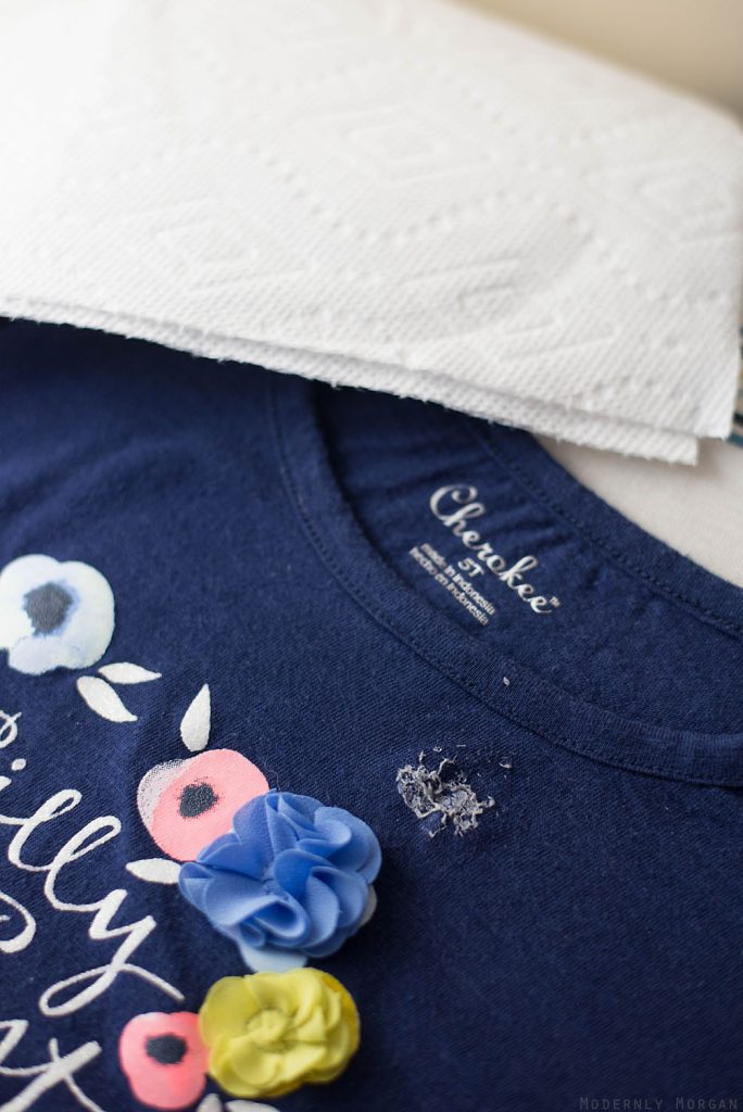 How to Remove Sticker Residue from Clothing After Washing - Modernly Morgan