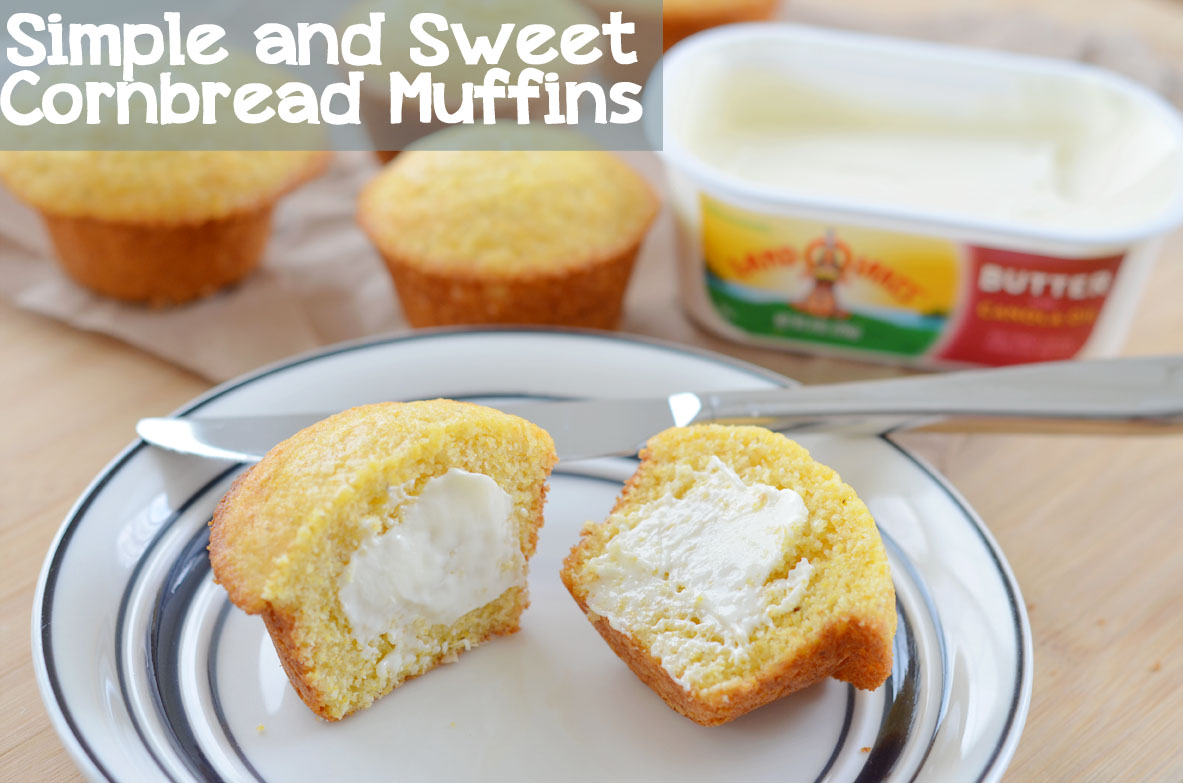 Simple and Sweet Cornbread Muffins @ModernMommyhood #3SI #spon