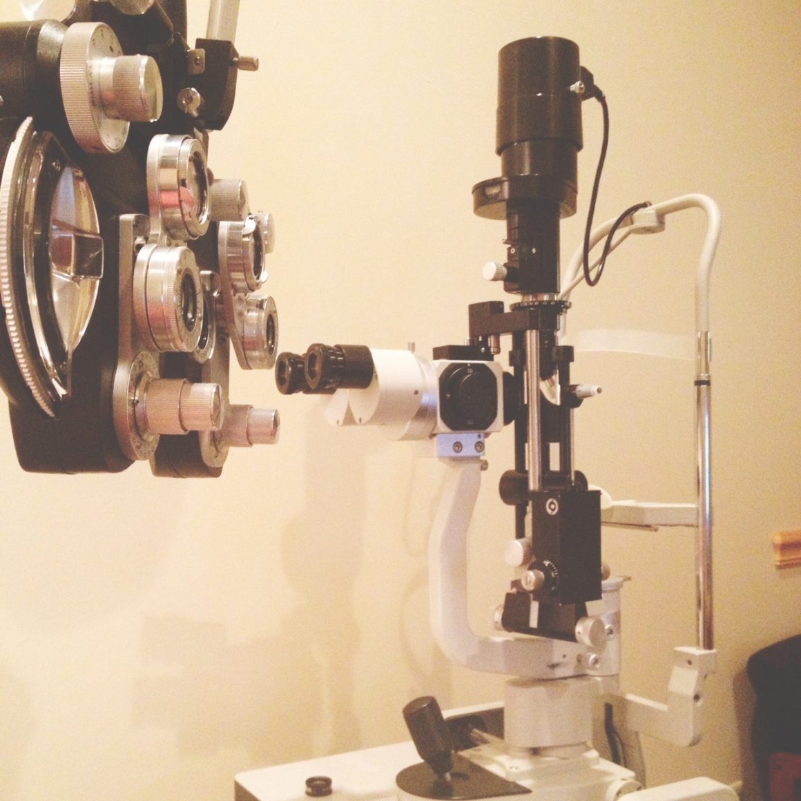 at the eye dr's