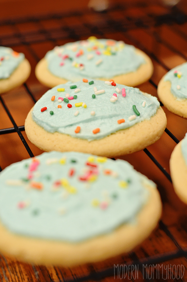 Soft and Fluffy Sugar Cookies - close copycat to storebought sugar cookies!