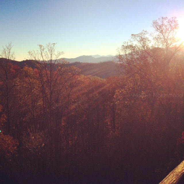 Sunrise at the Horizon Cabin - Pigeon Forge, Gatlinburg, Sevierville TN, Tennessee - an amazing mountain cabin