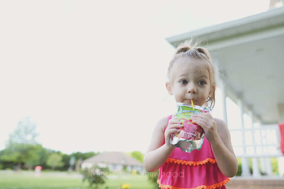 Capri Sun Juice Pouch Tote Bag Tutorial #CapriSunMomFactor - ModernMommyhood.com