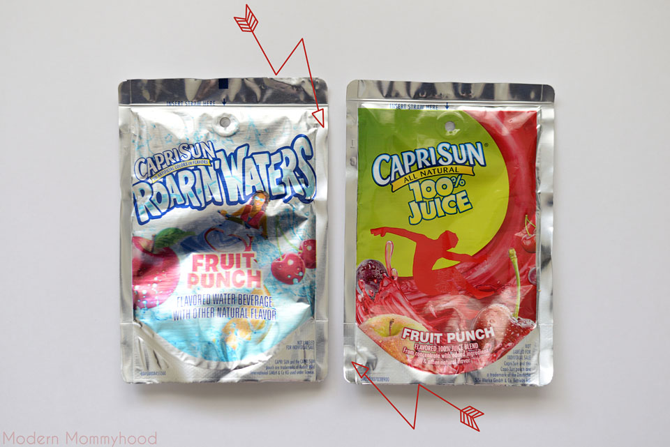 Capri Sun Juice Pouch Tote Bag Tutorial #CapriSunMomFactor - ModernMommyhood.com