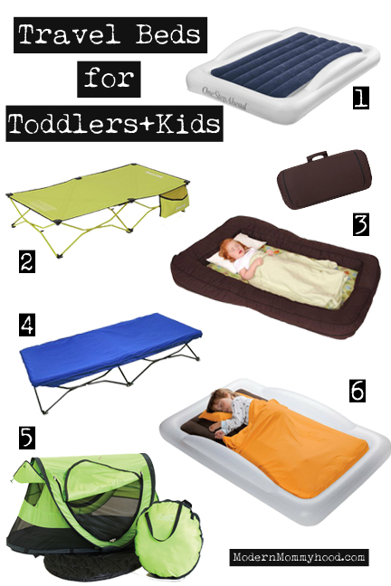 Travel Beds for Toddler and Kids - different options and different pricepoints that will work for everyone! ModernMommyhood.com