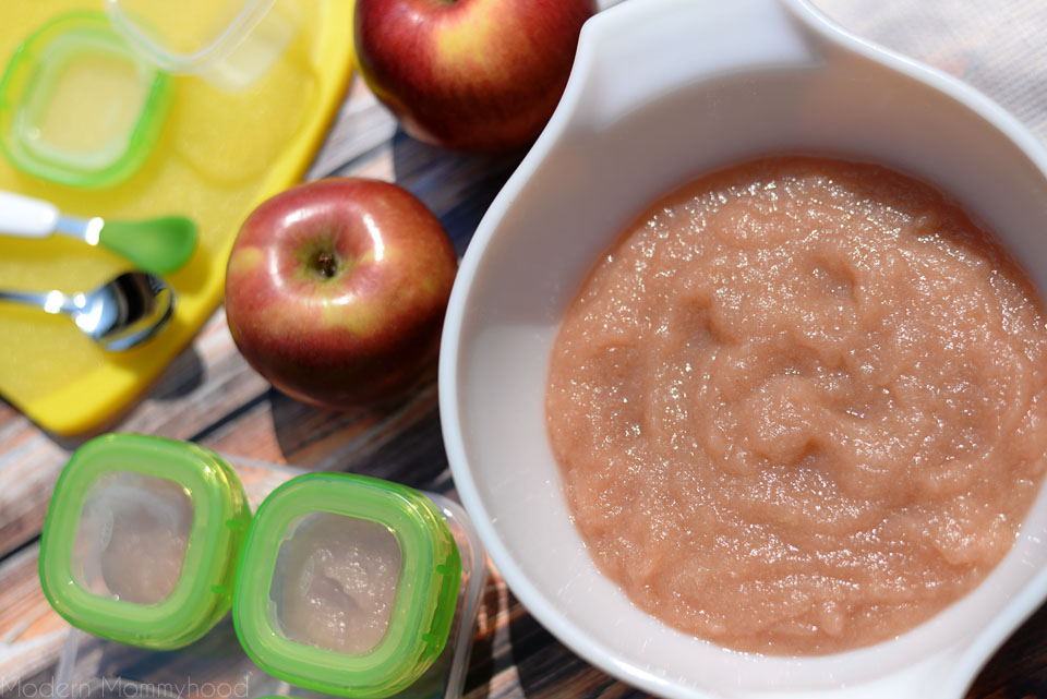 Homemade Applesauce - easy to make and great for baby food too!