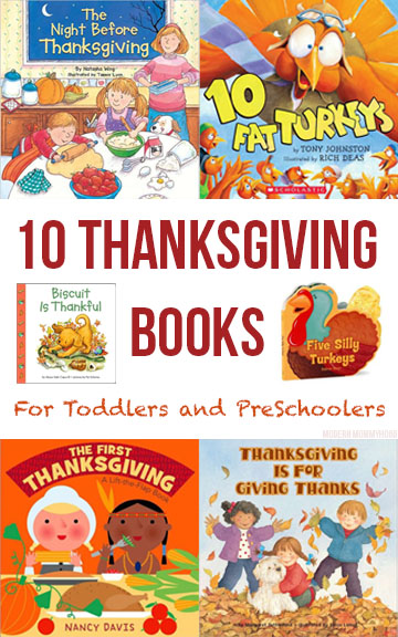 Thanksgiving Books for Toddlers and Preschoolers