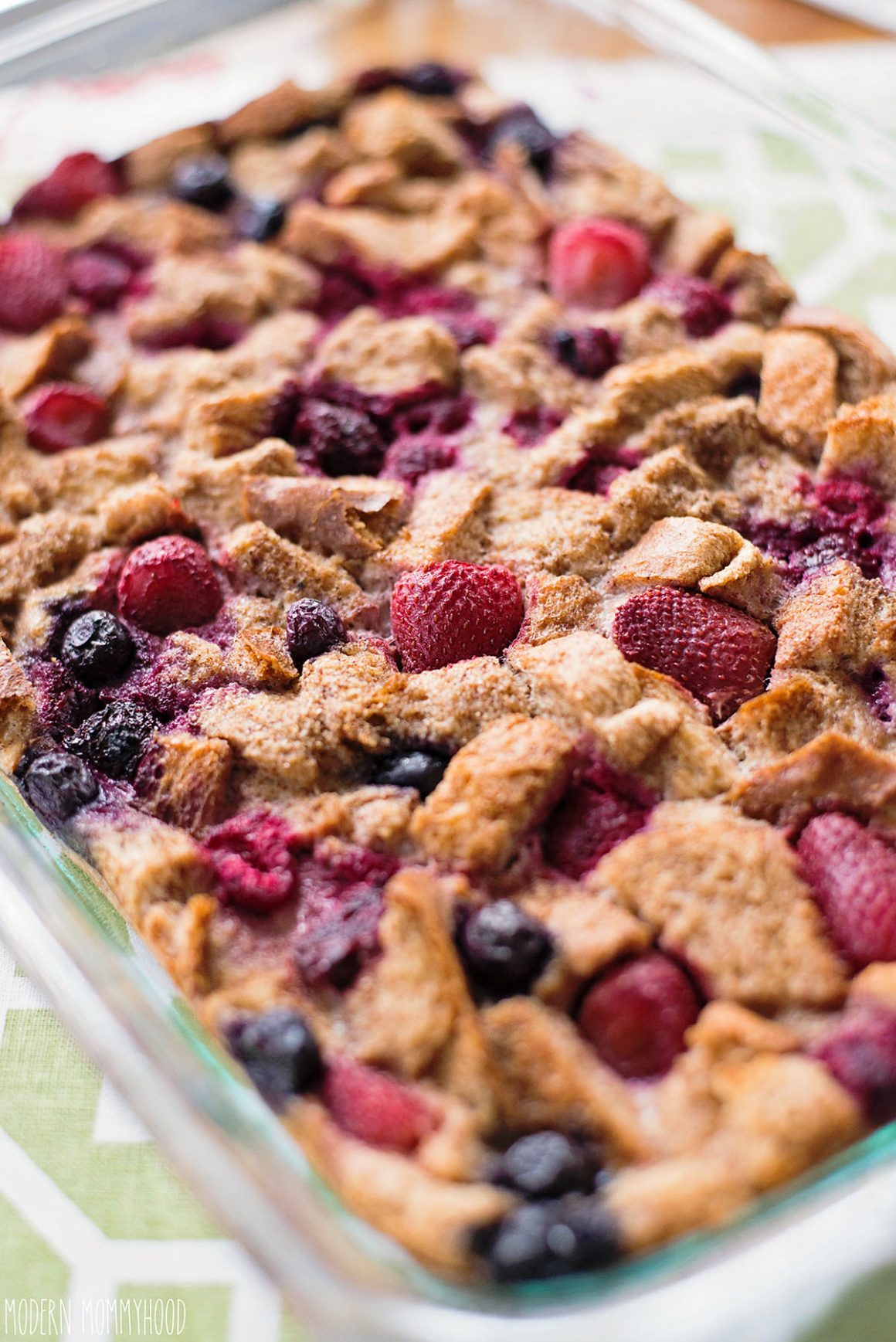 Berry Medley French Toast Bake Recipe - easy and healthy recipe that is sure to please everyone in the family.