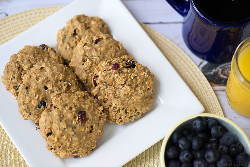 Soft Baked Breakfast Cookies - A simple recipe for a healthy and quick option for a filling breakfast!