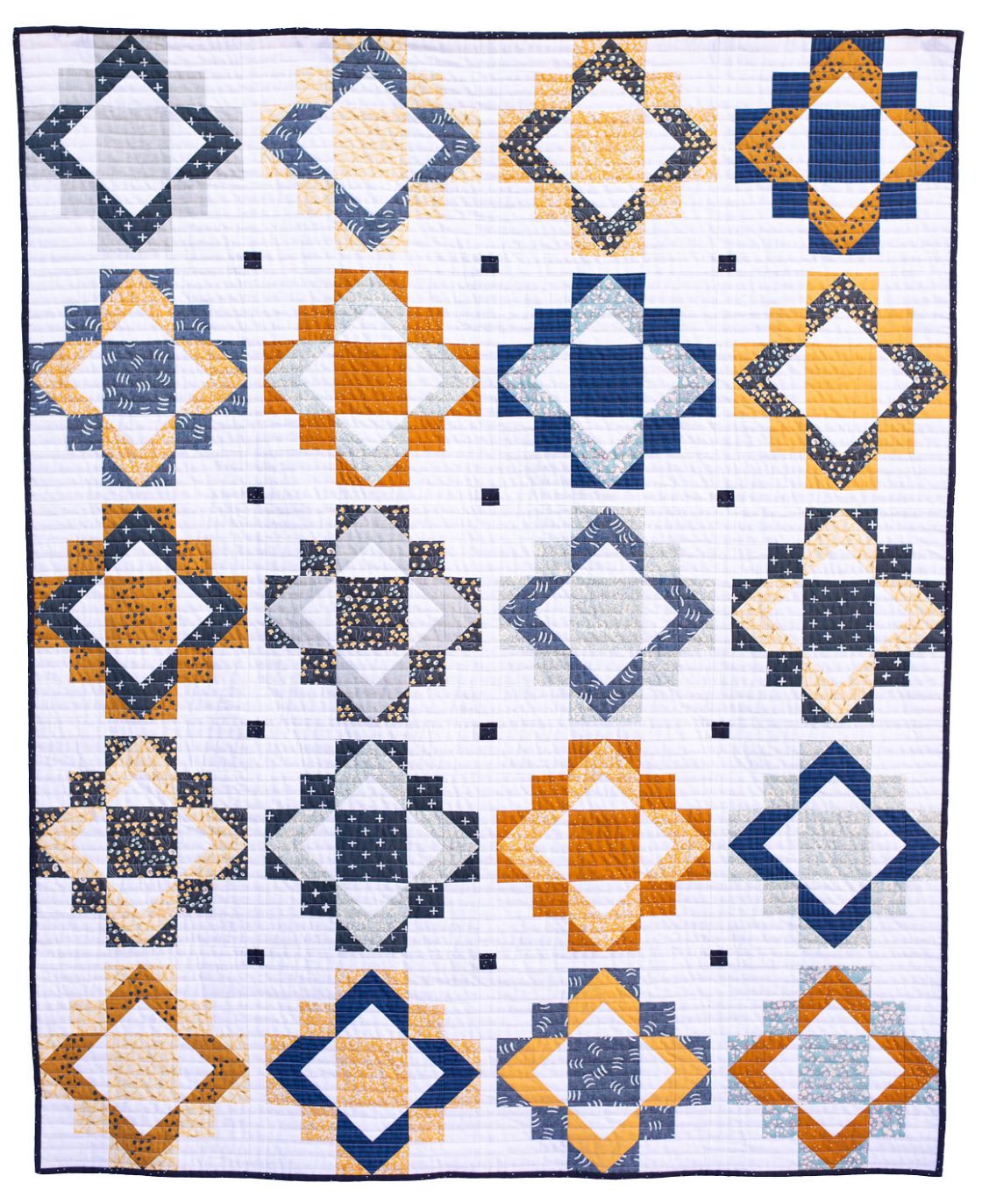Framed Folk Quilt PDF Pattern Modernly