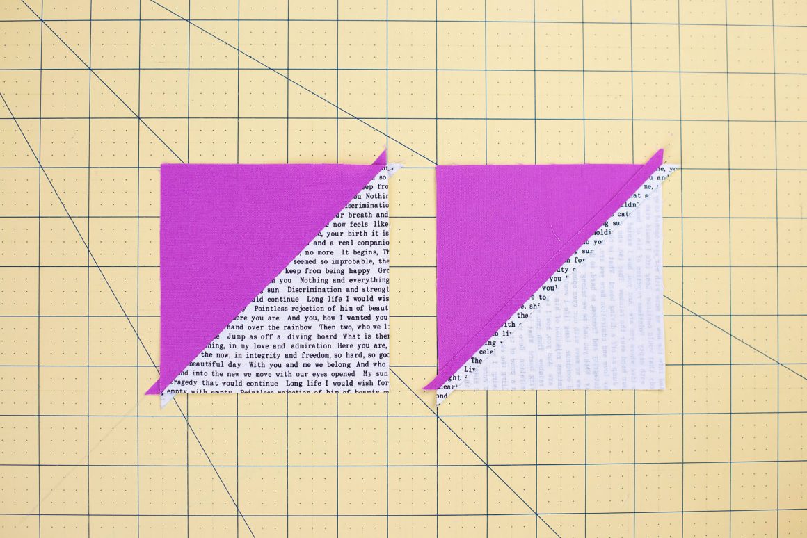 Quilting Basics: How To Make Half Square Triangles (HST) Tutorial