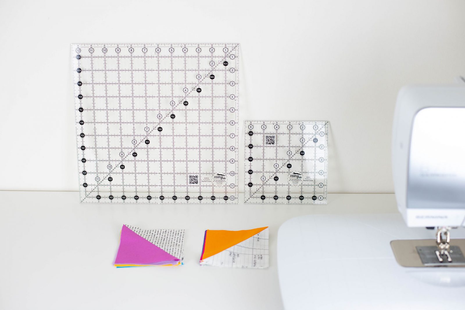 How to Square Up Half Square Triangles - Tutorial - Modernly Morgan