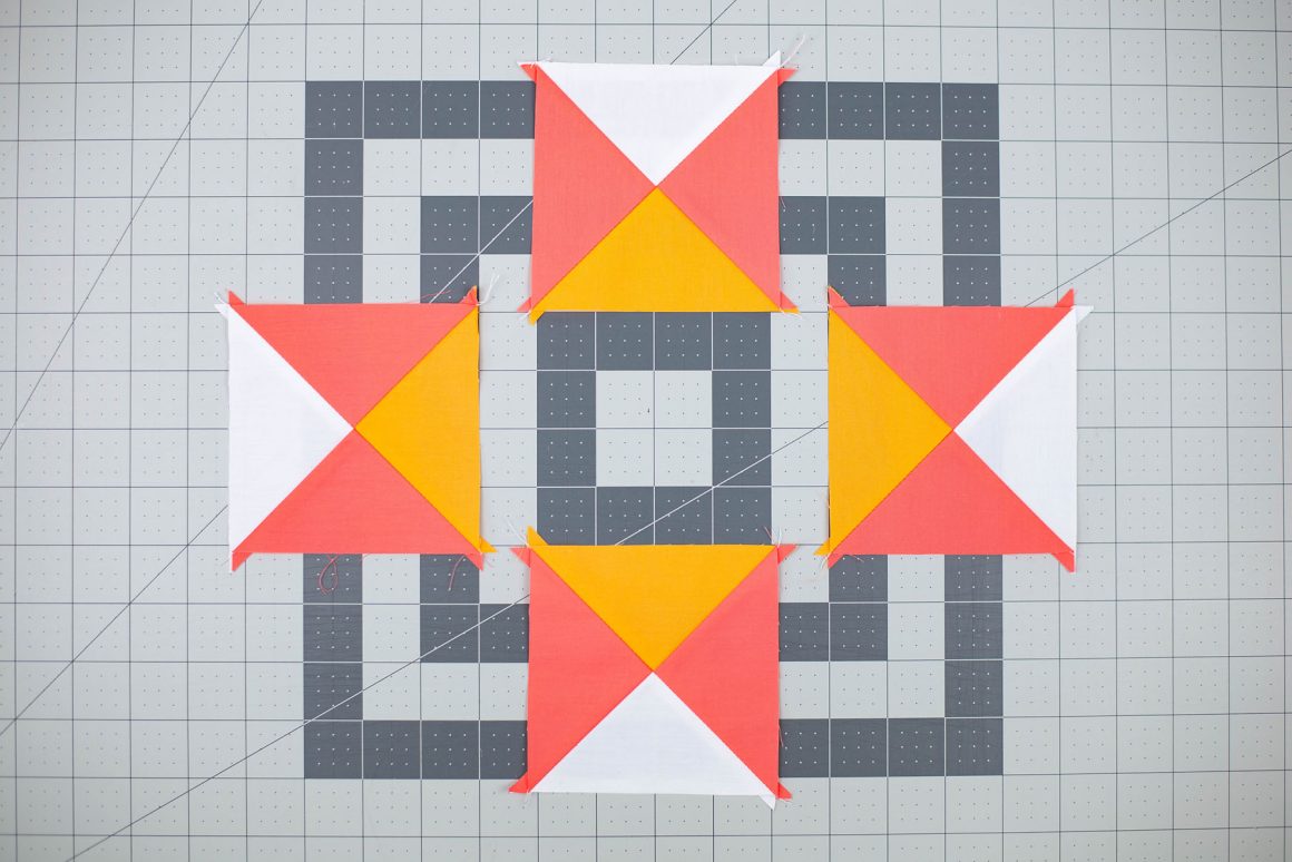 Boot Room Quilt - Free Pattern Tutorial - A modern spin on traditional quilt blocks!