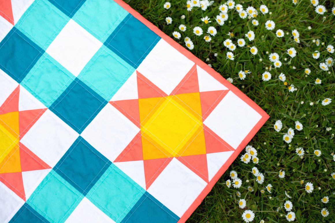 Boot Room Quilt - Free Pattern Tutorial - A modern spin on traditional quilt blocks!