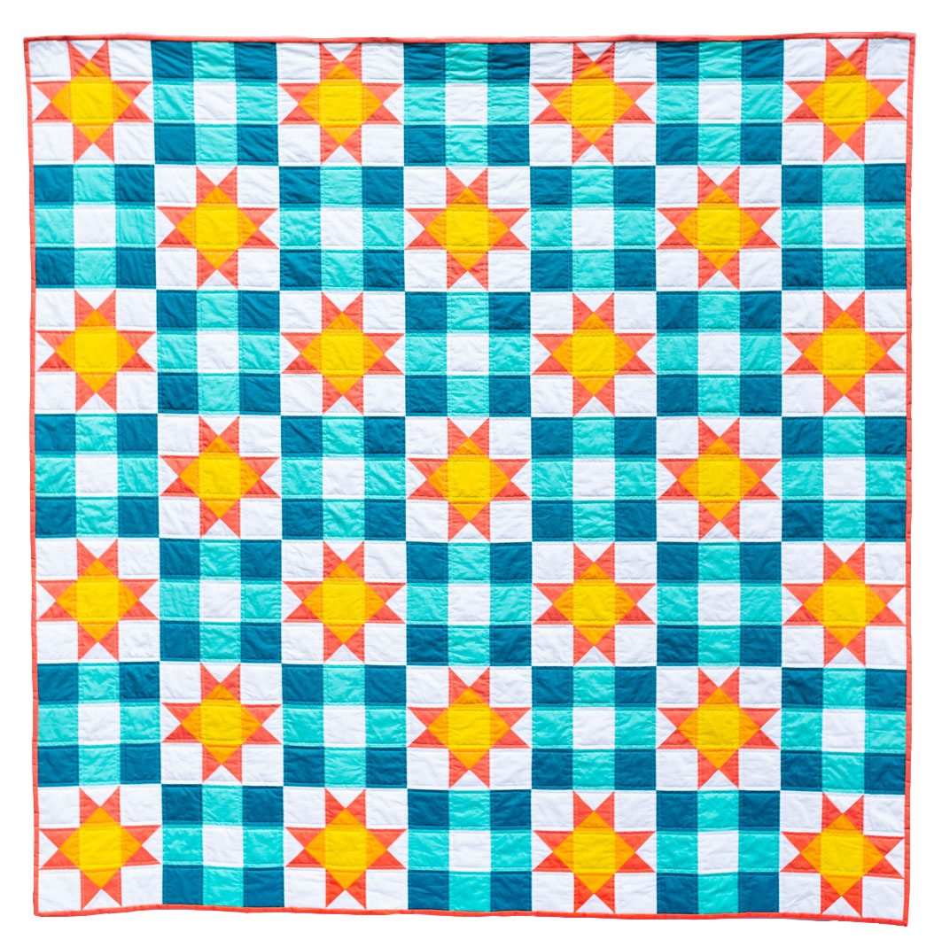 Boot Room Quilt - Free Pattern Tutorial - A modern spin on traditional quilt blocks!