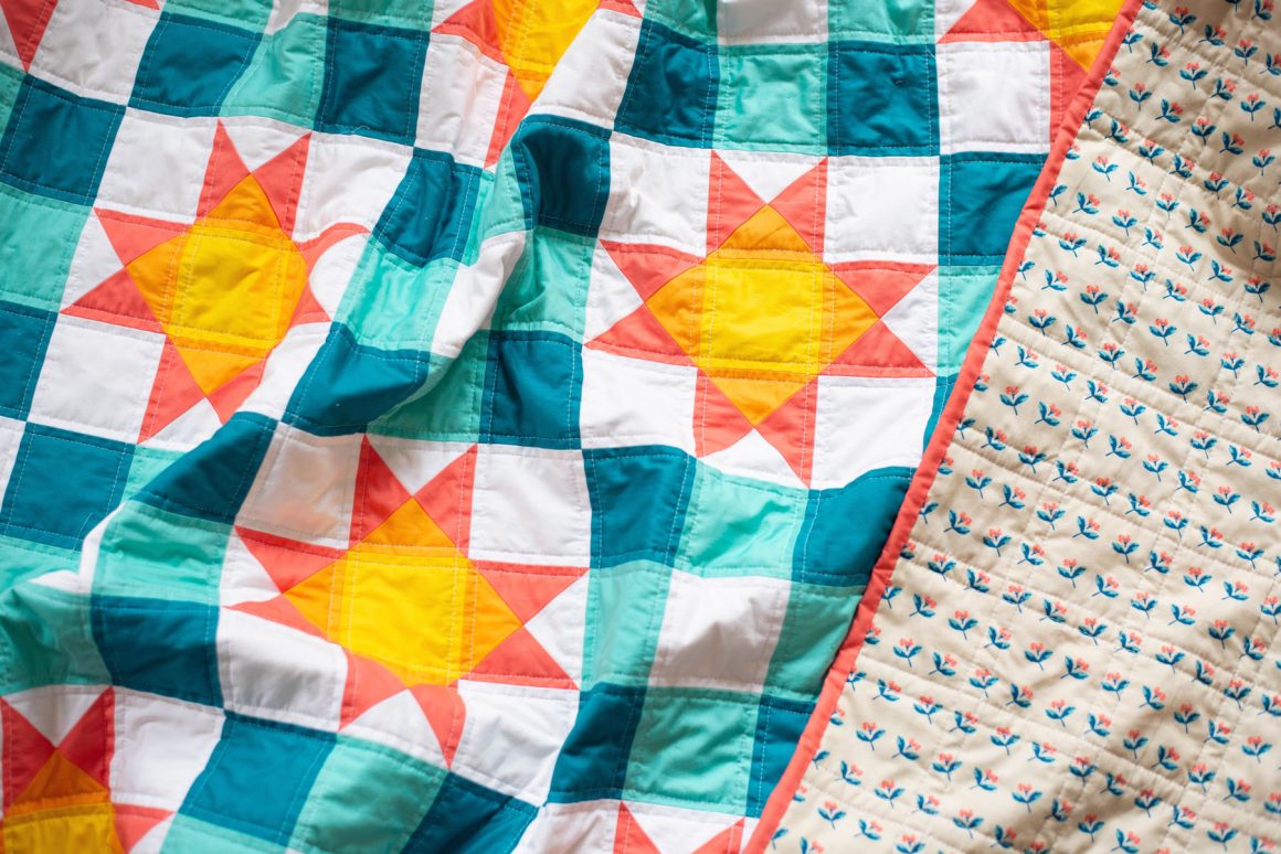 Boot Room Quilt - Free Pattern Tutorial - A modern spin on traditional quilt blocks!