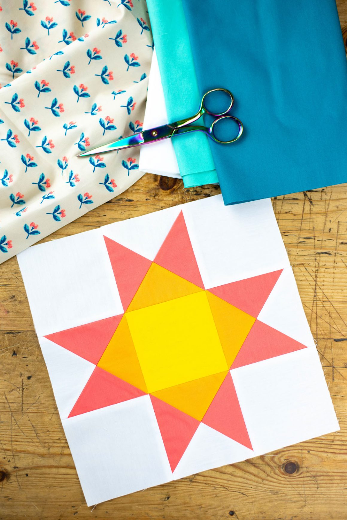 Boot Room Quilt - Free Pattern Tutorial - A modern spin on traditional quilt blocks!