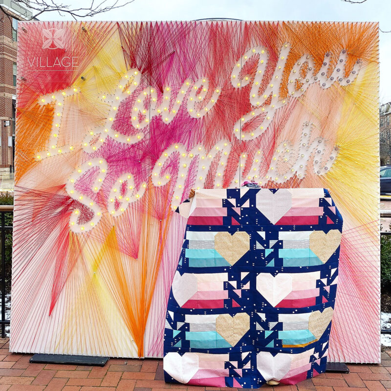 Confetti Hearts Quilt Pattern Modernly