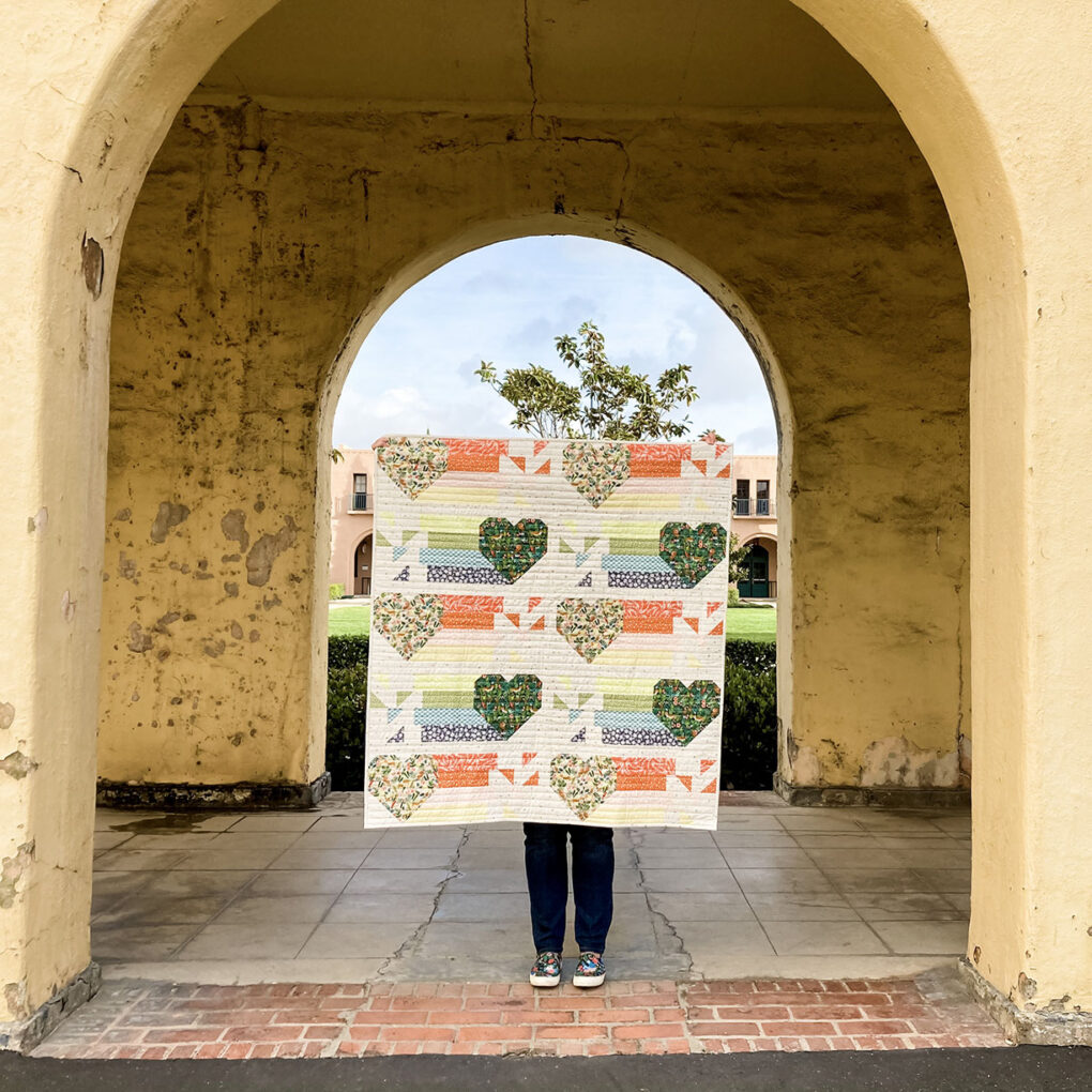 Confetti Hearts Quilt Pattern Modernly