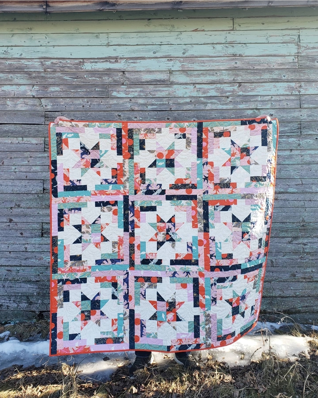 Rustic Rag Quilt Tutorial - Modernly Morgan