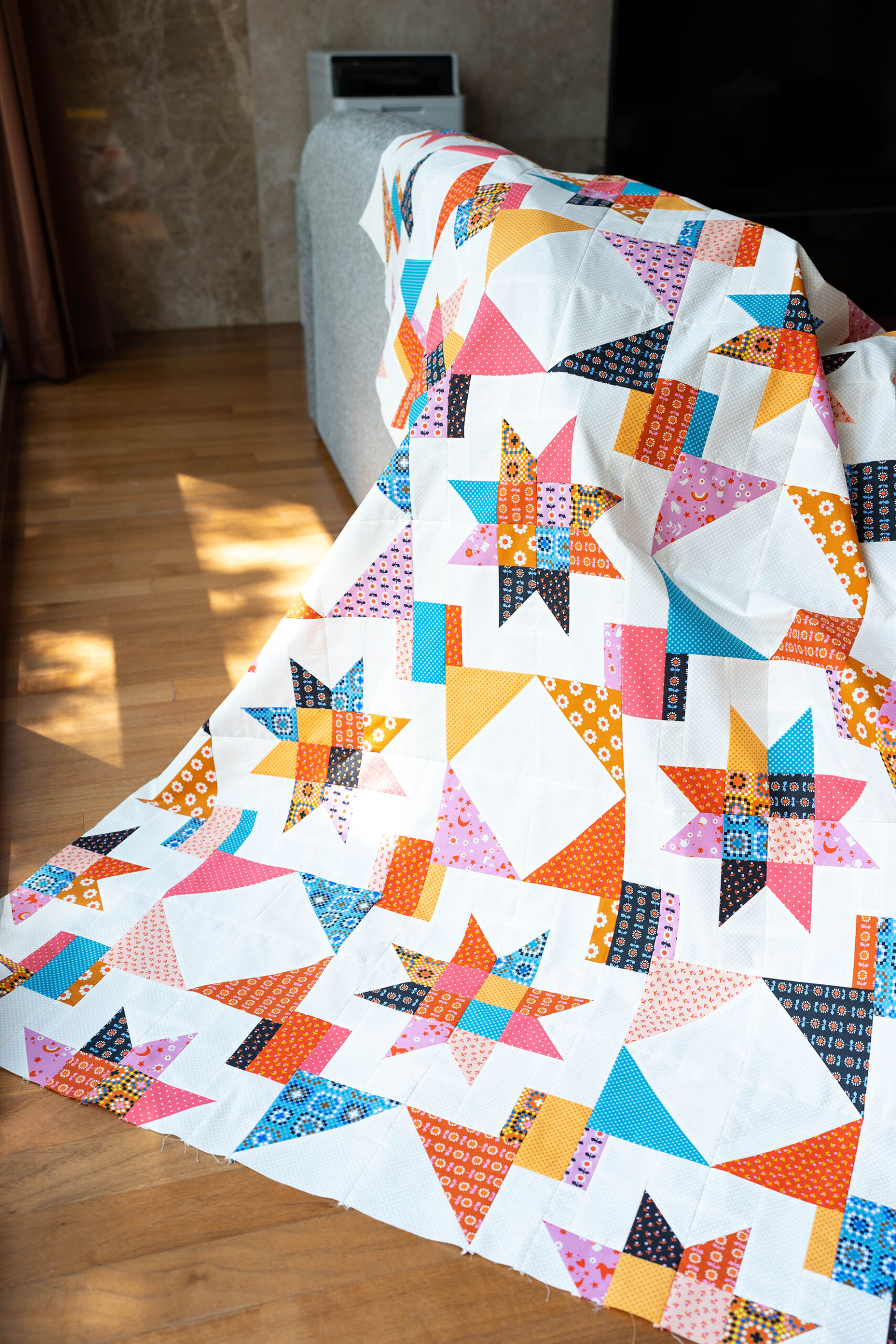 Memphis Time Quilt PDF PATTERN 