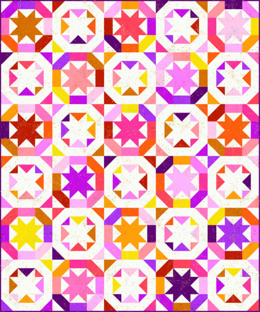 Stardrops Quilt - PDF Pattern