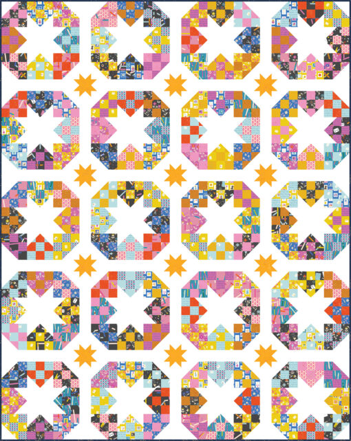 Disco Stars Quilt - PDF Pattern