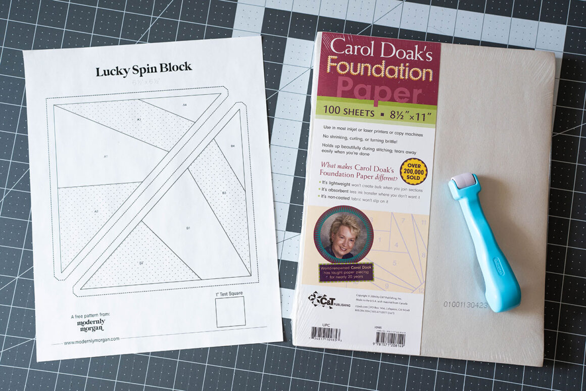 Foundation Paper Piecing Tutorial - FPP Paper