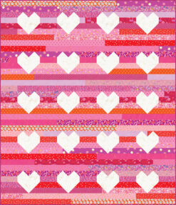 Jelly Hearts Quilt - PDF Pattern