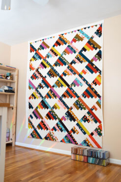 Alternative view of Scrap Mountains Quilt - PDF Pattern